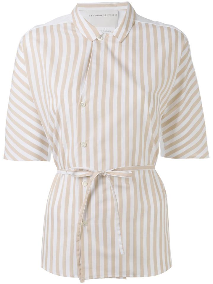 Stephan Schneider - Melancholy Shirt - Women - Cotton - M, Women's, Nude/neutrals, Cotton