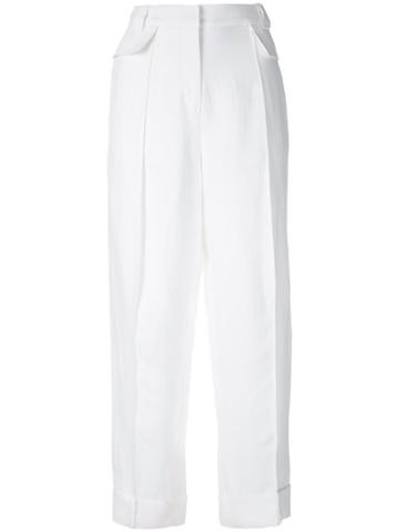 Roberta Furlanetto Graphic Trousers - White