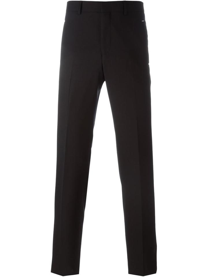 Givenchy Tailored Trousers, Men's, Size: 52, Black, Cotton/spandex/elastane/acetate/brass