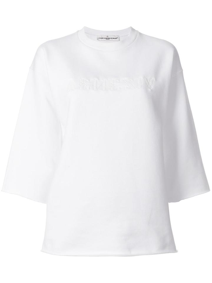 Golden Goose Deluxe Brand Logo T-shirt - White