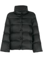 Moncler Button-down Puffer Jacket - Black