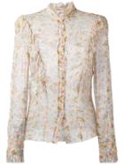 Philosophy Di Lorenzo Serafini - Pretty Print Shirt - Women - Rayon - 38, Nude/neutrals, Rayon
