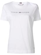 Tommy Hilfiger Logo Crew Neck T-shirt - White