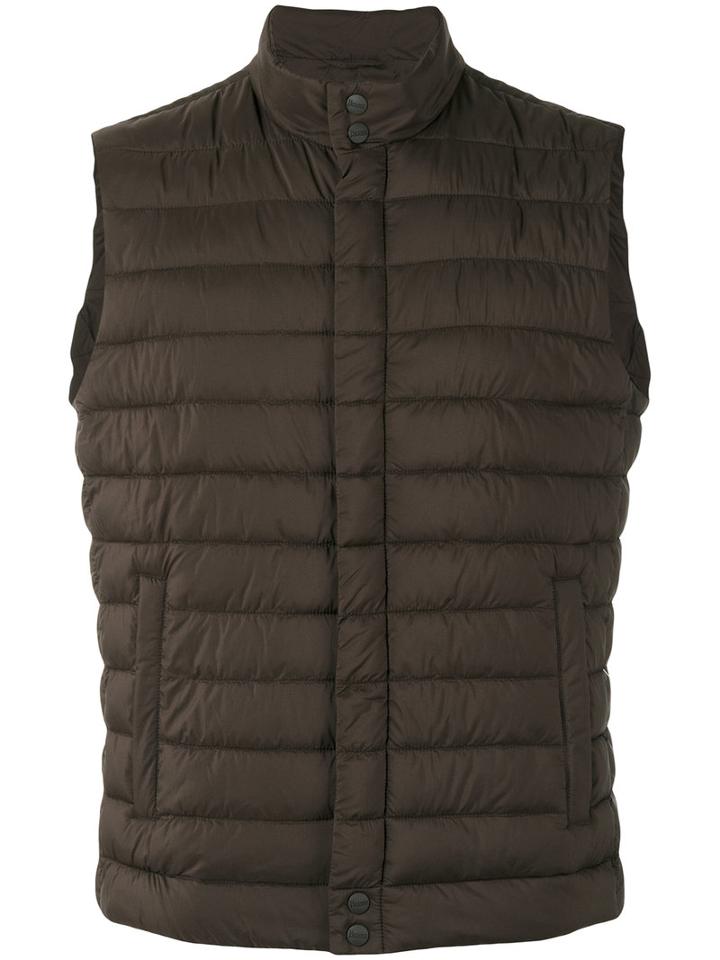 Herno - Gilet Jacket - Men - Polyamide/polyurethane - 56, Brown, Polyamide/polyurethane
