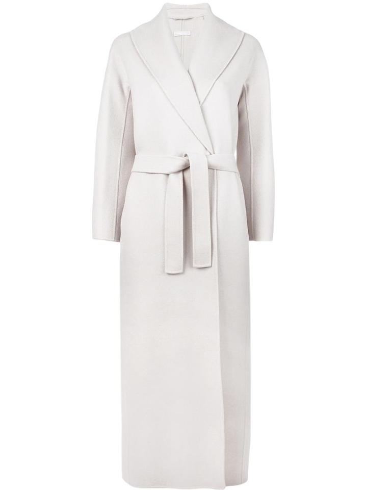 's Max Mara Long Robe Coat, Women's, Size: 44, Nude/neutrals, Wool