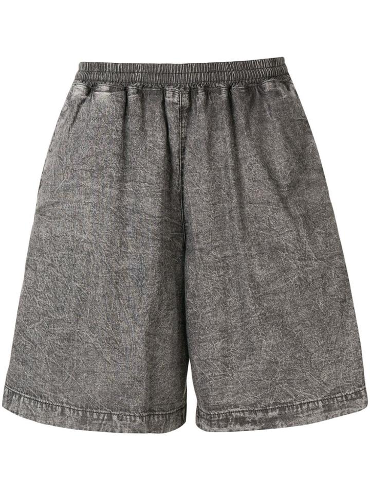 Marcelo Burlon County Of Milan Loose-fit Shorts - Grey
