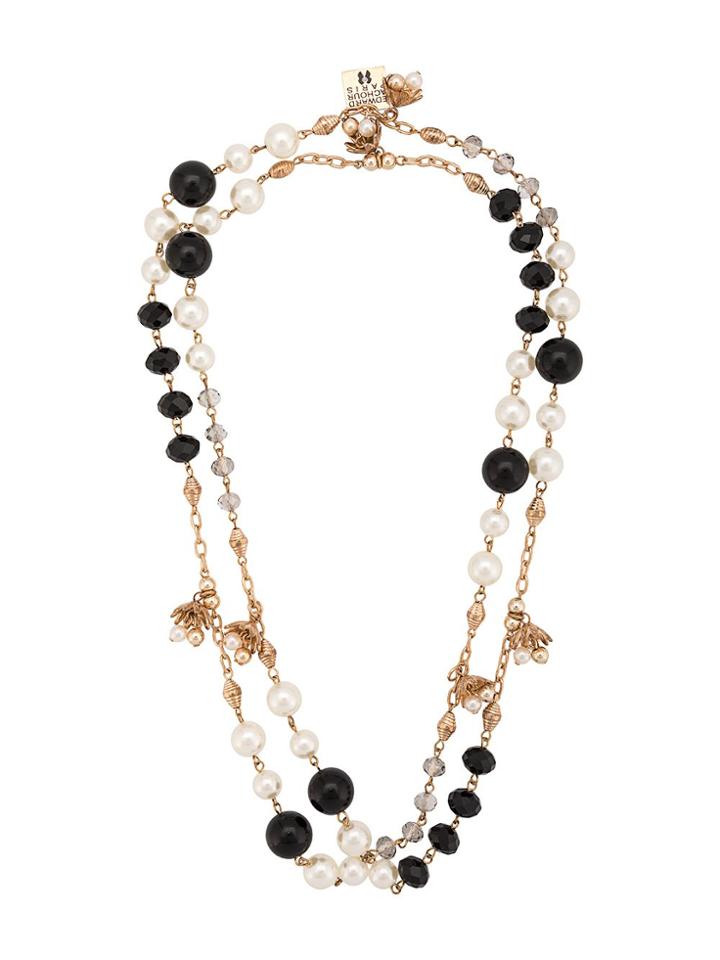 Edward Achour Paris Beaded Double-wrap Necklace - Multicolour