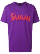 Marcelo Burlon County Of Milan Miami Marlins T-shirt - Purple