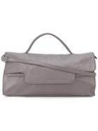Zanellato Flap Closure Tote Bag, Women's, Grey