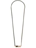 One Oak By Sara Flora Necklace, Women's, Metallic, Brass/18kt Gold