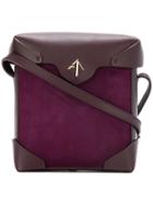Manu Atelier Pristine Mini Shoulder Bag - Pink & Purple