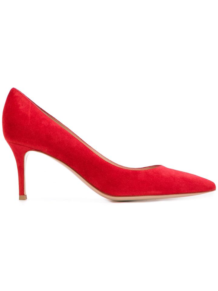 Gianvito Rossi Business Pumps - Red