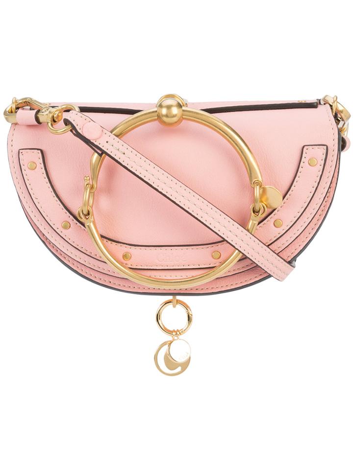 Chloé Nile Minaudière Bag - Pink & Purple