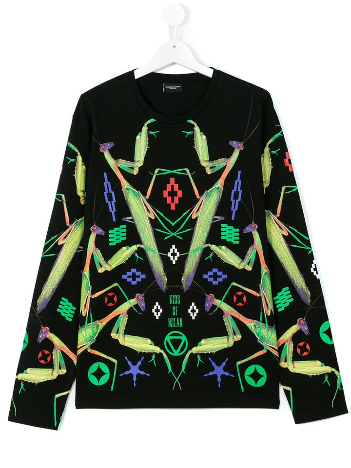 Marcelo Burlon County Of Milan Kids - Parr Top - Kids - Cotton - 14 Yrs, Black
