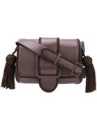 Marco De Vincenzo Rope Tassel Shoulder Bag - Brown