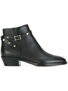 Valentino Valentino Garavani 'rockstud' Ankle Boots - Black