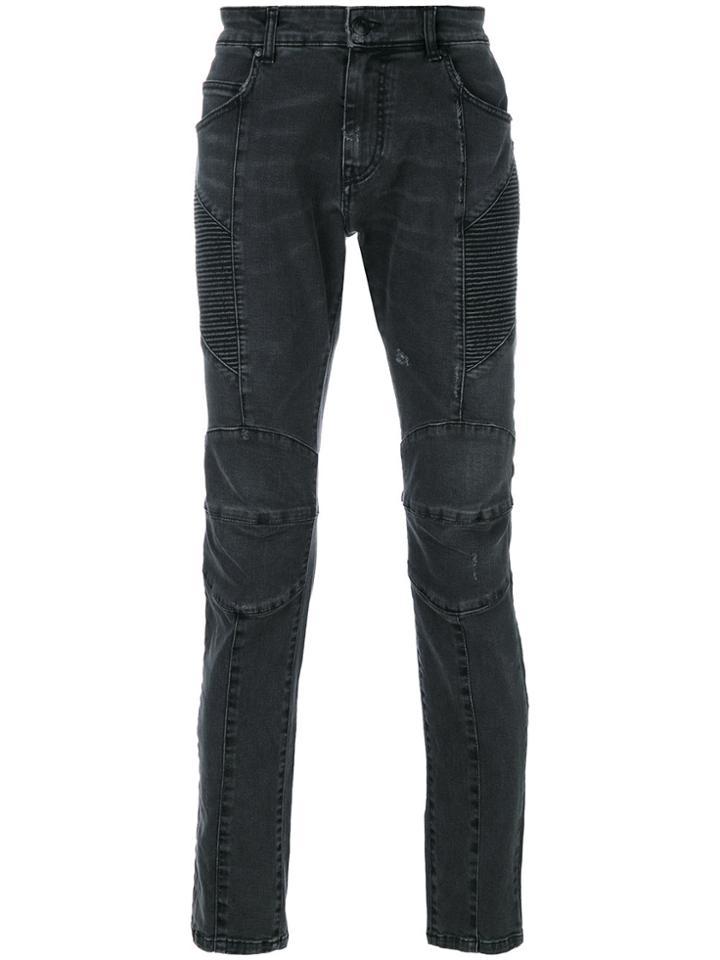 Pierre Balmain Biker Jeans - Grey