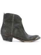 Golden Goose Deluxe Brand Distressed Cowboy Boots - Black