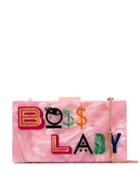 Sophia Webster Boss Lady Clutch Bag - Pink