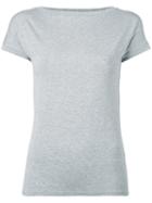 Eleventy - Round Neck T-shirt - Women - Spandex/elastane/modal - M, Grey, Spandex/elastane/modal