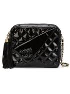 Chanel Vintage Quilted Flap Shoulder Bag, Women's, Black