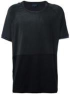 Lanvin Washed Round Neck T-shirt, Men's, Size: Xs, Black, Cotton/rayon
