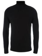 Ami Alexandre Mattiussi Turtleneck Sweater, Men's, Size: Xxl, Black, Cashmere/wool