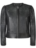 Versace Laser Cut Jacket - Black