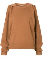 Nehera Krupat Knitted Jumper - Brown