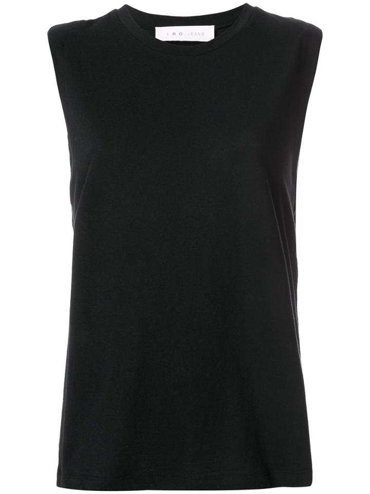 Iro Crew-neck Tank - Black
