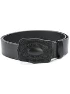 Dsquared2 - Vintage Style Buckle Belt - Men - Calf Leather/metal - 100, Black, Calf Leather/metal