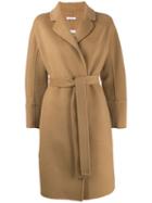 P.a.r.o.s.h. Belted Midi Coat - Brown