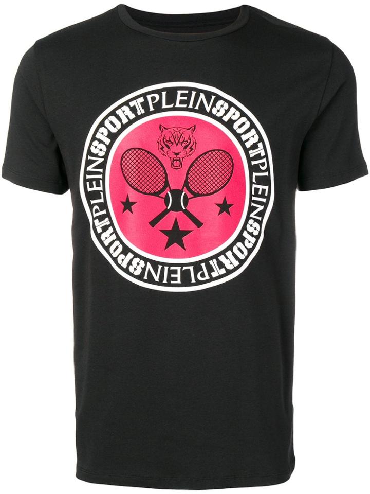 Plein Sport Tennis T-shirt - Black