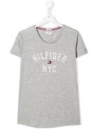 Tommy Hilfiger Junior Teen Nyc Print T-shirt - Grey