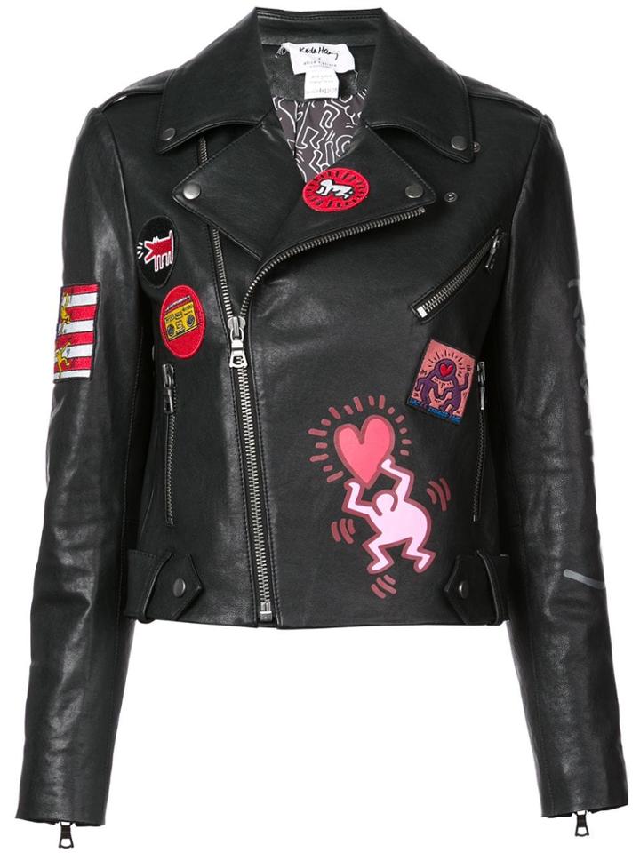Alice+olivia Cody Biker Jacket - Black