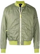 Stone Island Shadow Project Poly-hide 2l Bomber Jacket - Green
