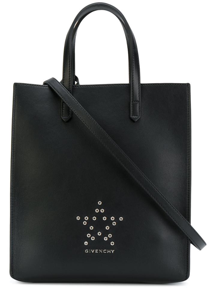 Givenchy Star Studded Stargate Tote - Black