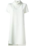 P.a.r.o.s.h. Shortsleeved Shift Short Dress, Women's, Size: Xs, White, Polyester/spandex/elastane