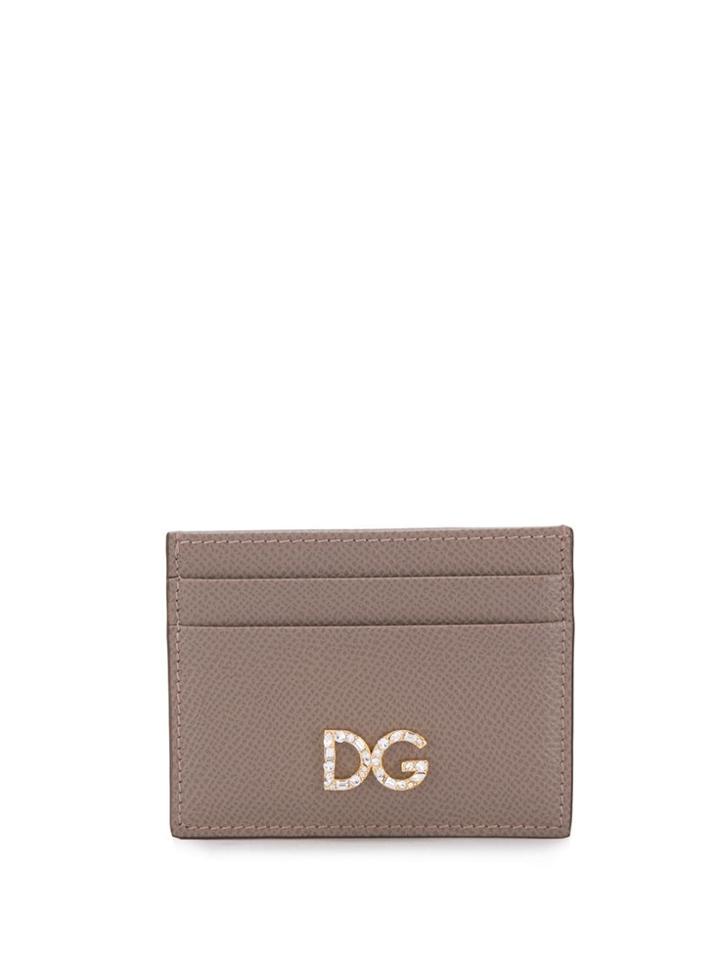 Dolce & Gabbana Logo Card Holder - Grey