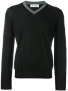 Brunello Cucinelli V-neck Jumper, Men's, Size: 48, Black, Cashmere/wool