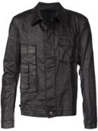 Army Of Me Cargo Denim Jacket - Black