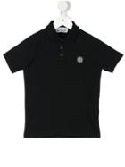 Stone Island Kids Short-sleeved Polo Shirt, Boy's, Size: 6 Yrs, Blue