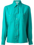 Céline Vintage Chest Pocket Shirt - Green