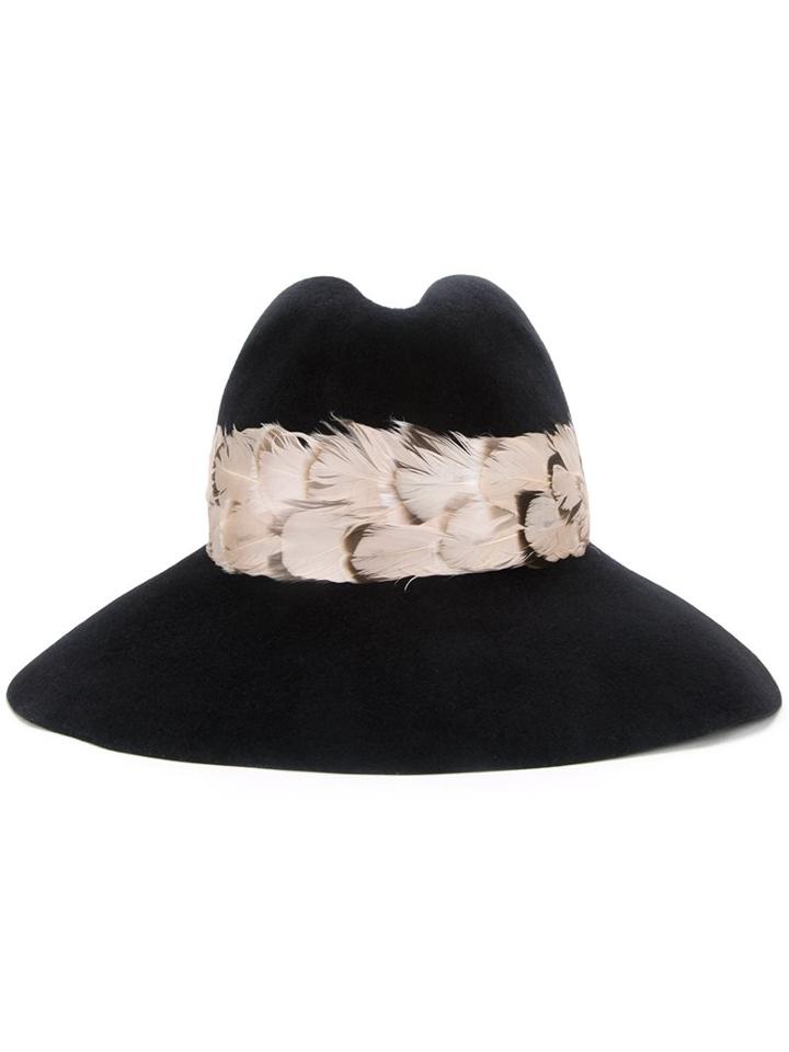 Eugenia Kim Fedora Hat, Women's, Size: Medium, Black, Rabbit Felt