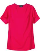 Lanvin Draped T-shirt, Women's, Size: 36, Red, Shell