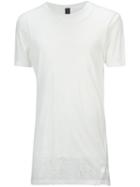 Miharayasuhiro Distressed T-shirt, Men's, Size: 44, White, Cotton