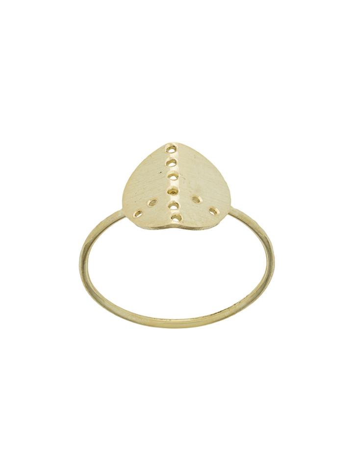 Savoir Joaillerie 14kt Yellow Gold Lennon Ring - Metallic