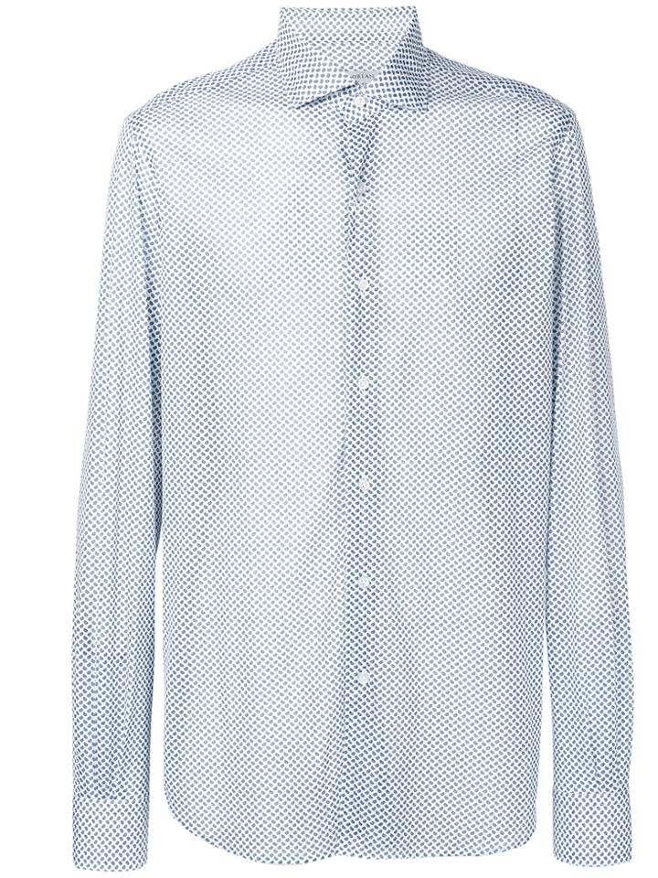 Orian Amoeba Print Shirt - White