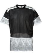 Astrid Andersen Lace Insert Mesh Wide Fit T-shirt