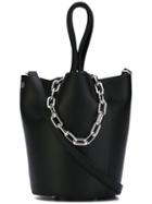 Alexander Wang - Chain Top Handles Tote - Women - Cotton/leather - One Size, Black, Cotton/leather